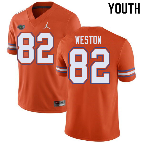 Jordan Brand Youth #82 Ja'Markis Weston Florida Gators College Football Jerseys Sale-Orange